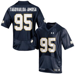 Notre Dame Fighting Irish Men's Myron Tagovailoa-Amosa #95 Navy Under Armour Authentic Stitched College NCAA Football Jersey TOI6599FP